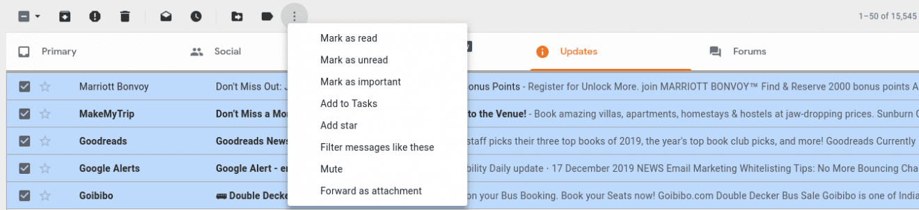 Gmail now lets you send multiple emails as attachments