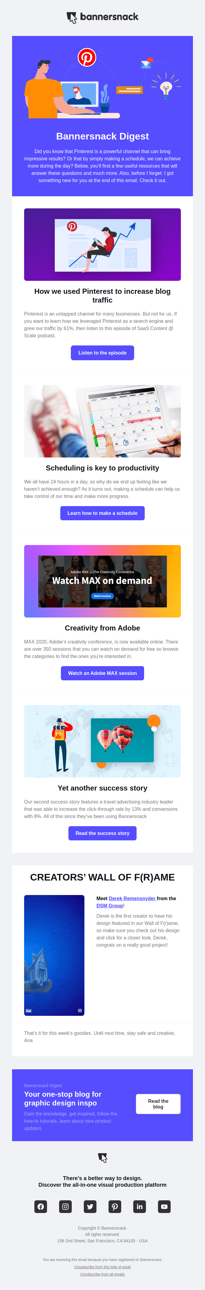 Email Newsletter Template Design Top Best practices
