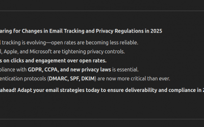 Preparing for Changes in Email Tracking and Privacy Regulations in 2025