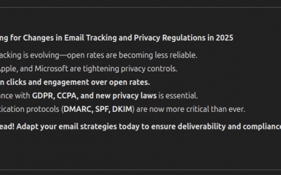 Preparing for Changes in Email Tracking and Privacy Regulations in 2025