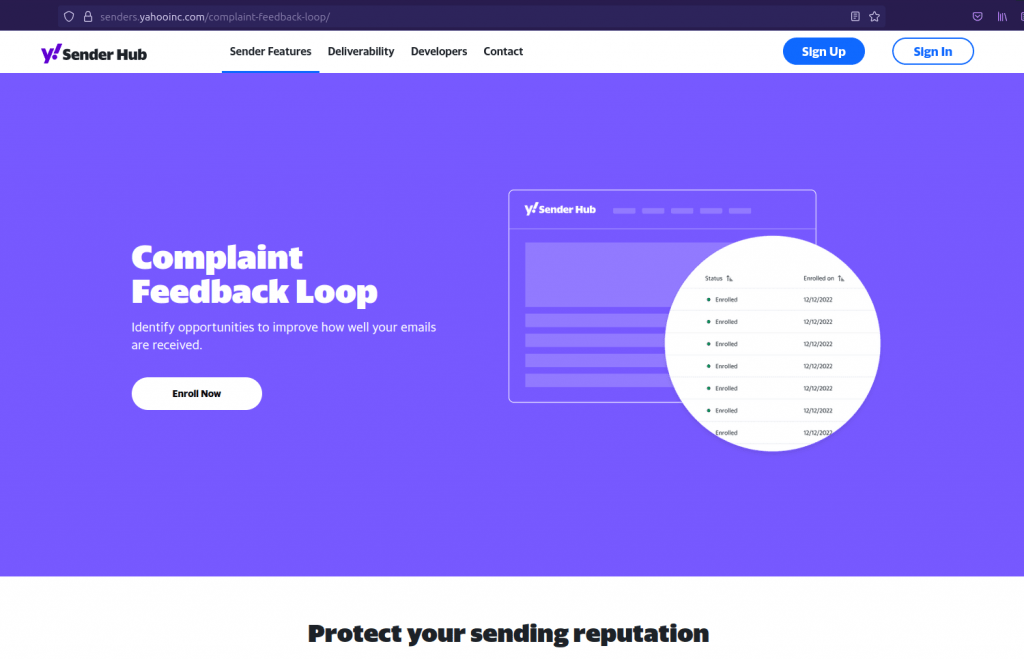 Yahoo Feedback loop