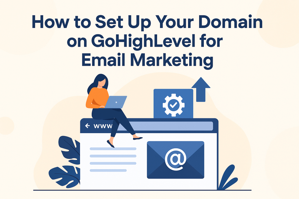 setting up domain in Gohighlevel for email marketing
