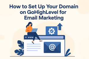 setting up domain in Gohighlevel for email marketing