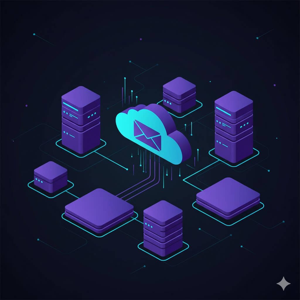 Custom large-scale email infrastructure and SMTP platform setup