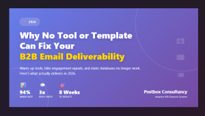 Why no tools or templates can fix your B2B email deliverability in 2026